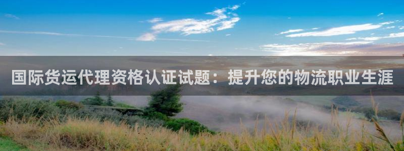 尊龙凯时官网平台：国际货运代理资格认证试题：提升您的物流