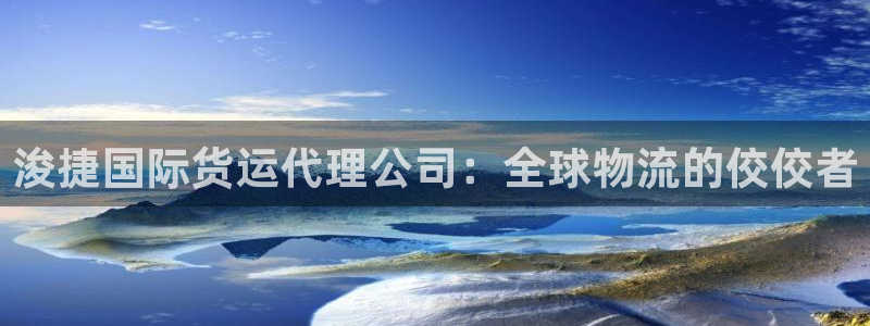 尊龙凯时产品种类：浚捷国际货运代理公司：全球物流的佼佼者