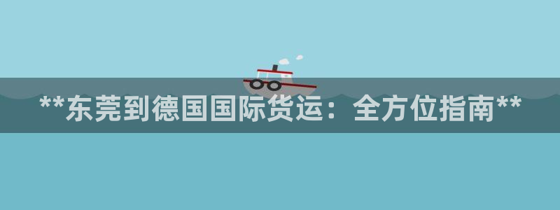 尊龙人生就是搏：**东莞到德国国际货运：全方位指南**