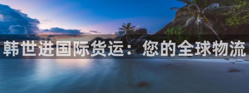 尊龙凯时人生就是搏平台：韩世进国际货运：您的全球物流