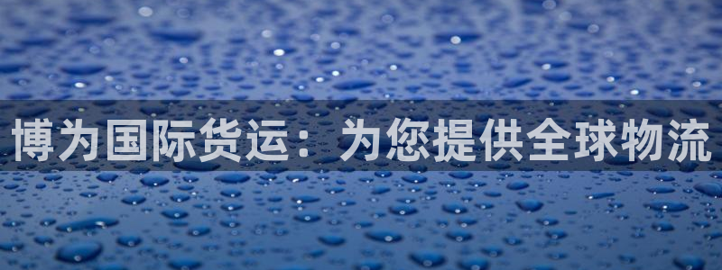 尊龙凯时 人生就是搏!平台：博为国际货运：为您提供全球物