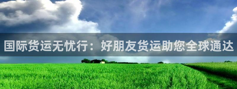 尊龙一人生就是博尊：国际货运无忧行：好朋友货运助您全球通