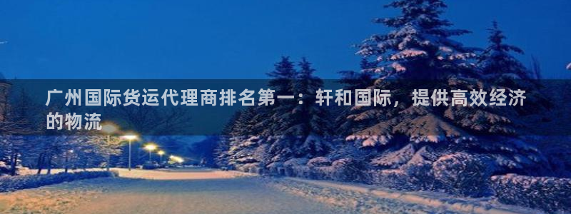 尊龙凯时几百万怎么下：广州国际货运代理商排名第一：轩和国