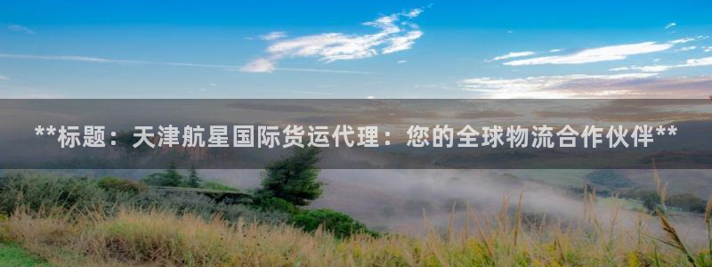 尊龙网页：**标题：天津航星国际货运代理：您的全球物流合