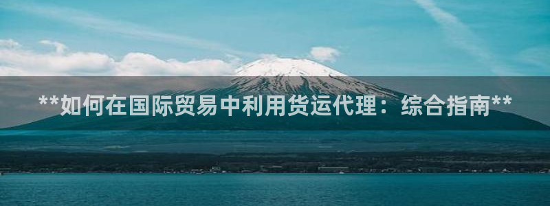 尊龙d88皆选ag发财网：**如何在国际贸易中利用货运代