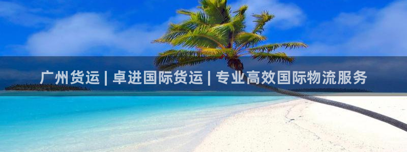 尊龙凯时人生就是博·(中国)官网首页：广州货运 | 卓进