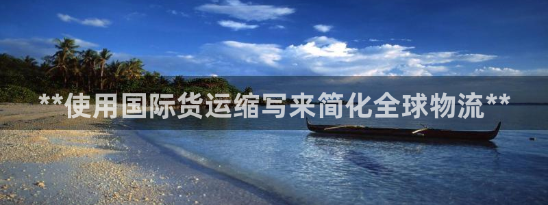 尊龙凯时手机版·(中国)官方网站：**使用国际货运缩写来